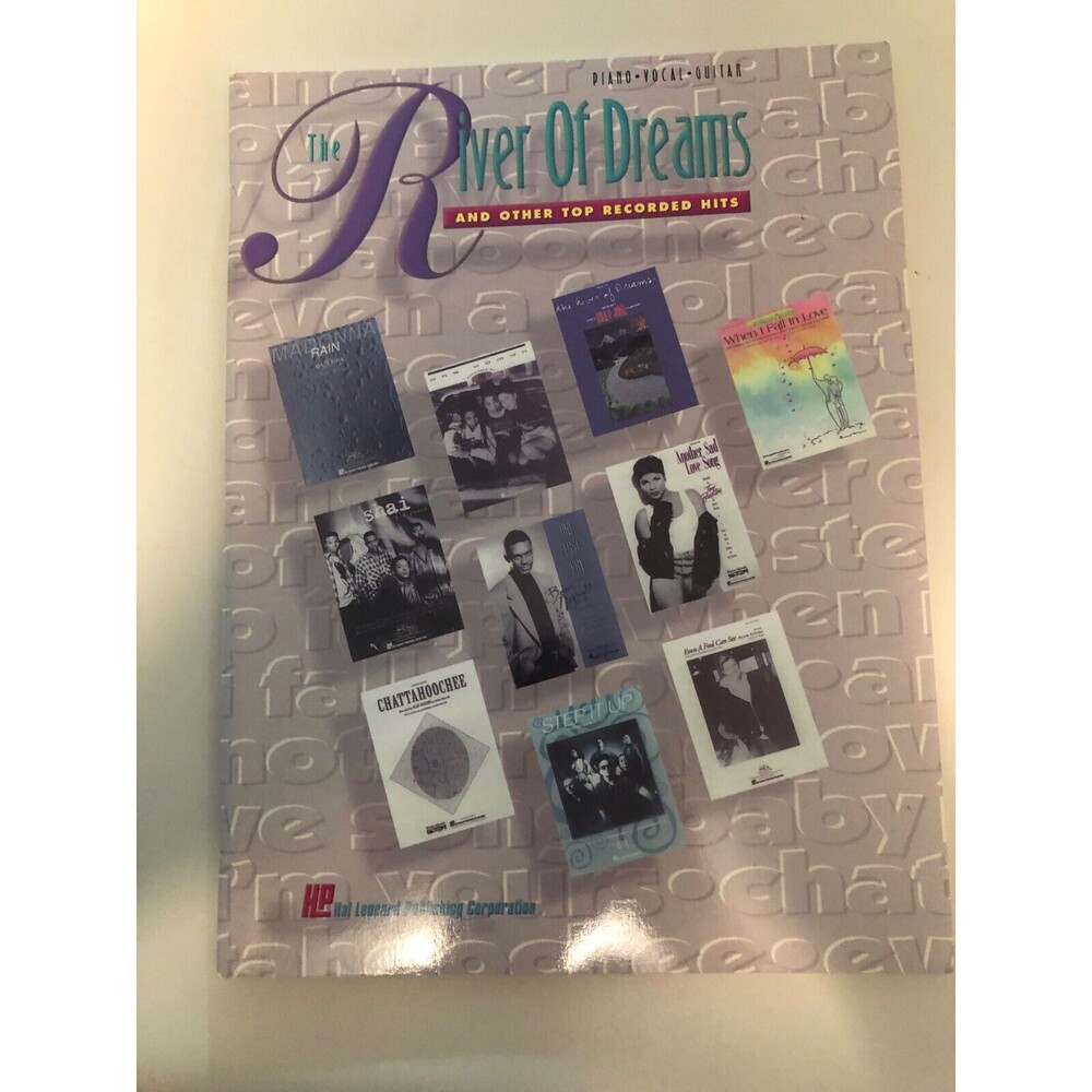 Vintage The River of Dreams and other top Recorded Hits Sheet Music Booklet